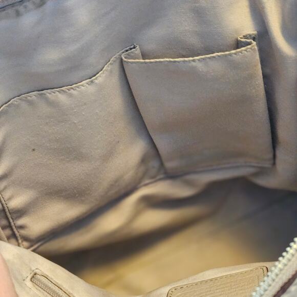 Coach Kelsey Satchel | Tan Pebbled Leather | Missing Strap - Picture 7 of 7